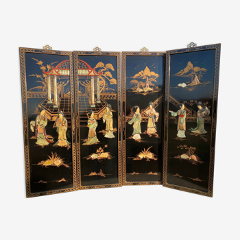 Chinese lacquered panels