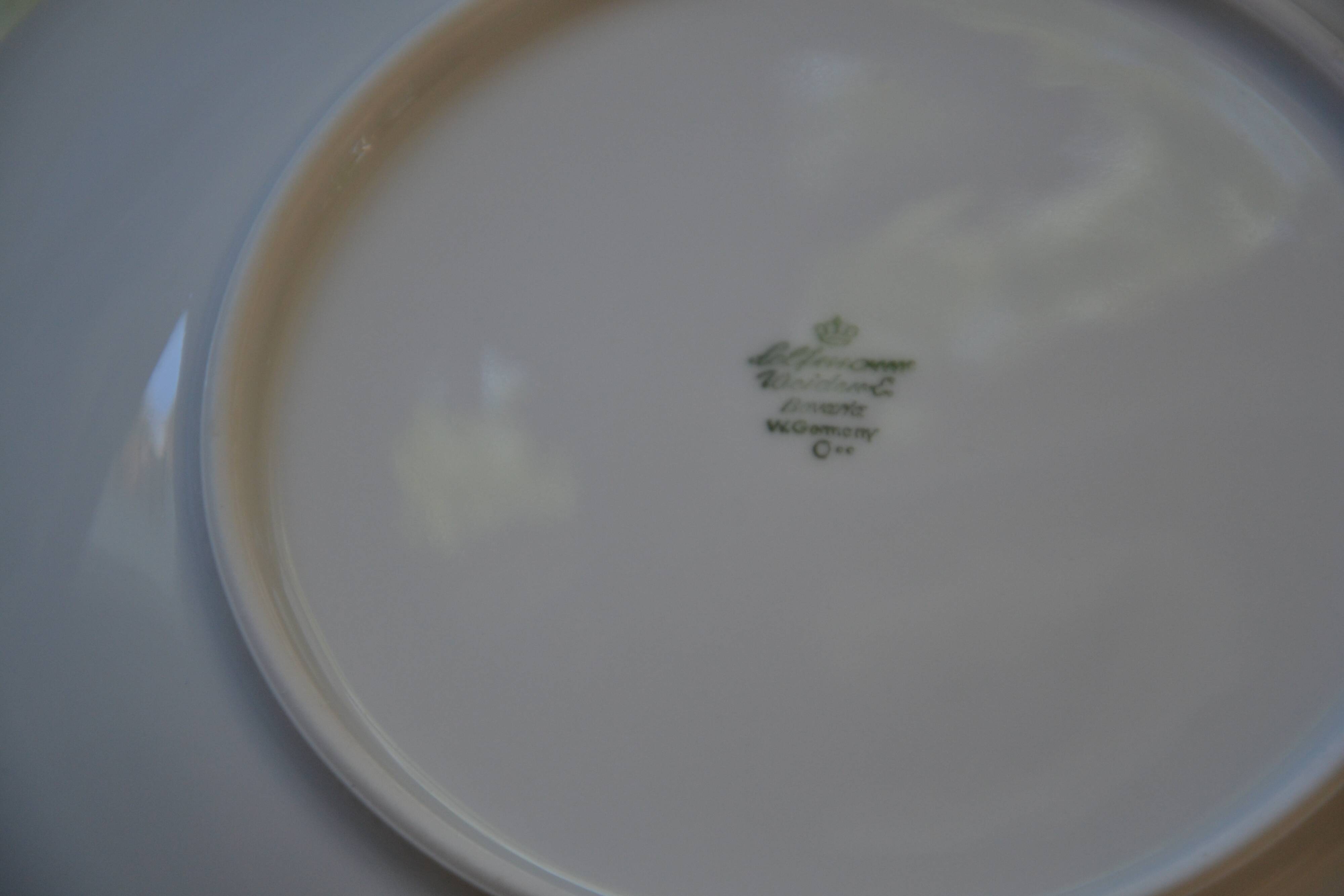 6 Bavaria W Germany floral deep plates