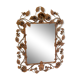 Iron mirror floral decoration 57x80cm
