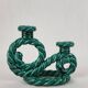 Candlestick 2 ceramic lights from Vallauris