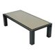 Table basse design Belgo Chrom par Roger van Hevel Or 23 carats 130 cm
