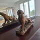 Sculpture Lionne blessée signé Valton