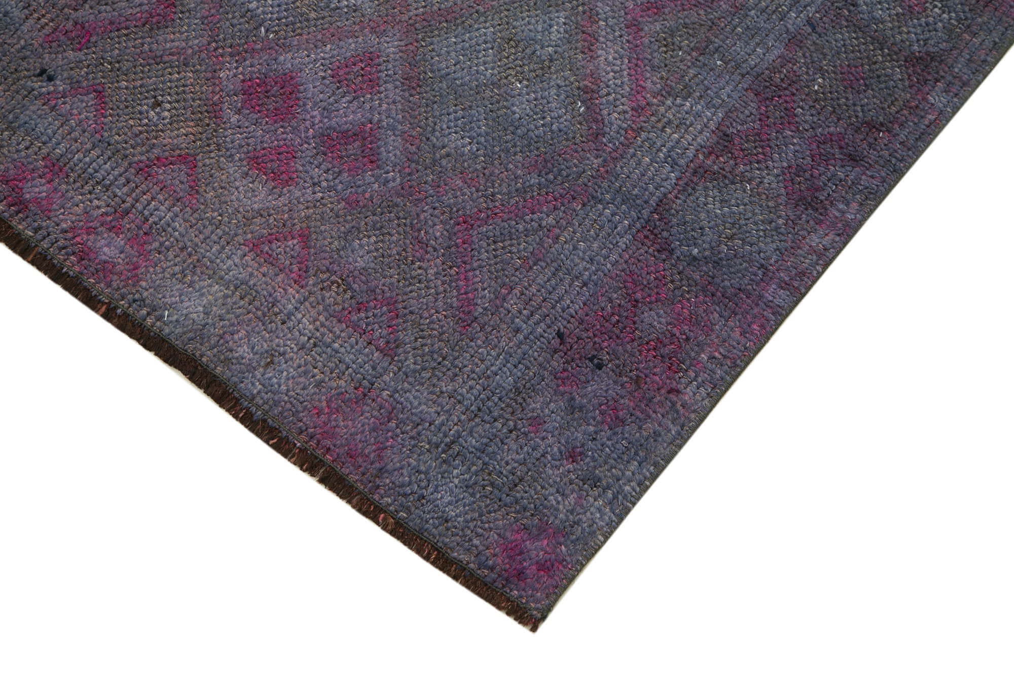 Handmade One-of-a-Kind Oriental Purple Runner Rug 78 cm x 285 cm