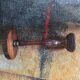Table d'appoint style colonial espagnole vintage 