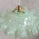 Suspension en verre de clichy vert mint