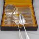 Silverware hotel Georges V, Christofle Albatros, 12 table settings, 24 pieces