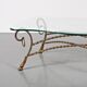 1960s glass coffee table