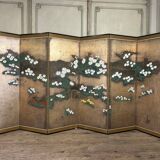 Rimpa-style Byobu screen, six panels, Japan, Meiji period