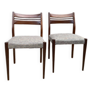 Paire de chaises scandinave