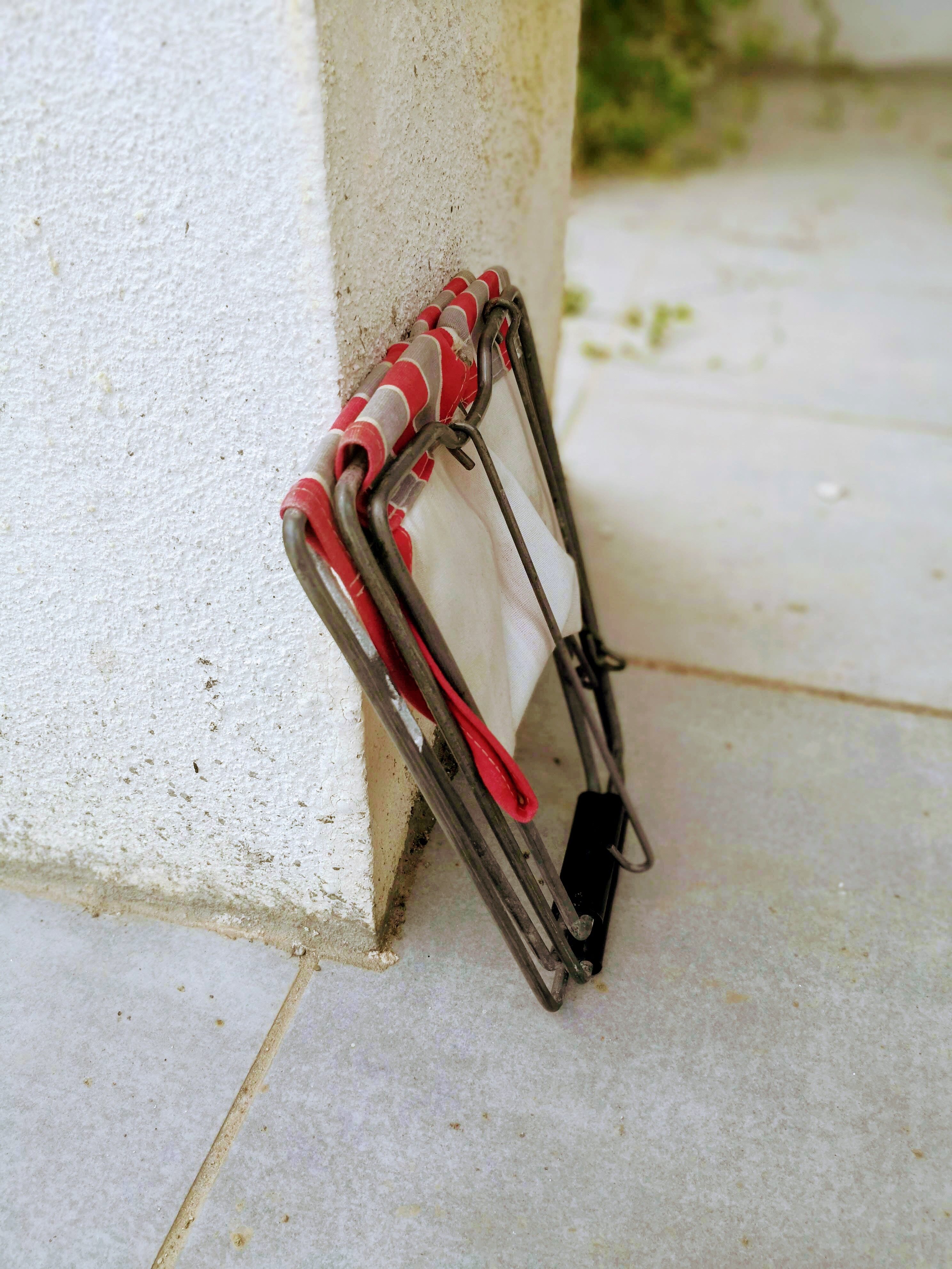 Folding vintage stool