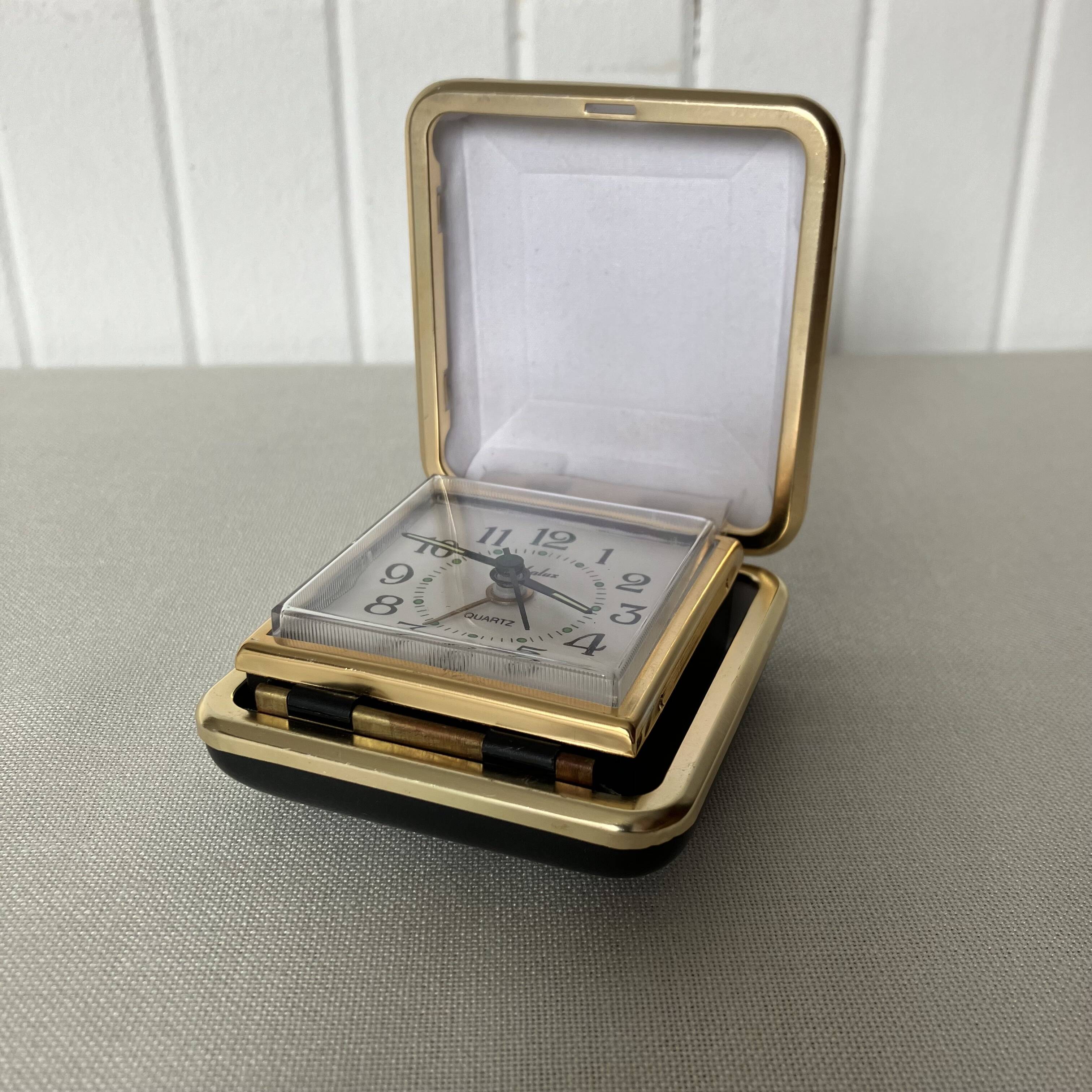 Alphalux Quartz Travel Alarm Clock