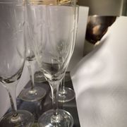 12 crystal cups
