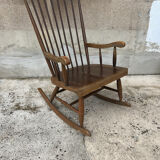 Wooden rocking chair