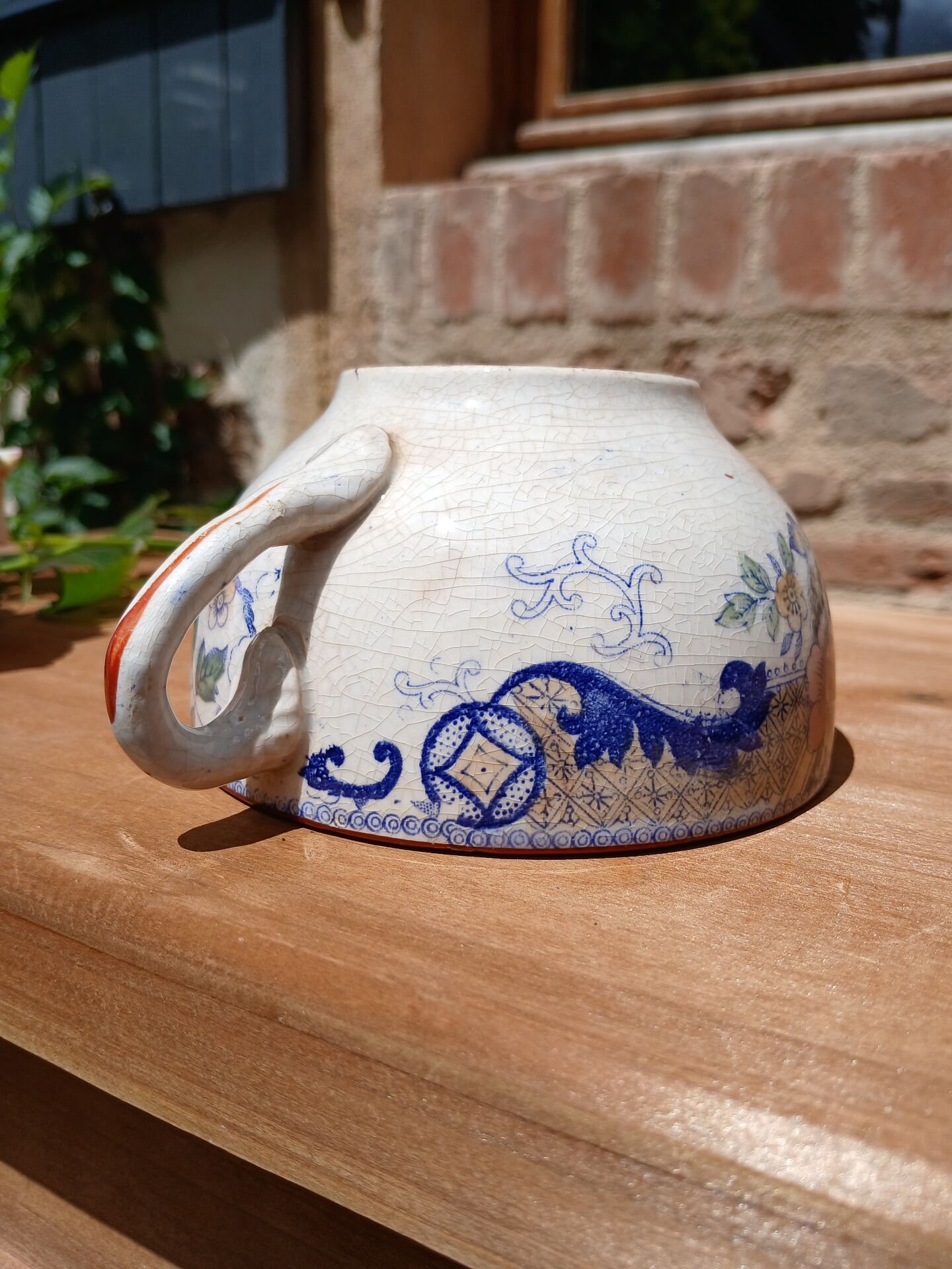Antique ironstone cup