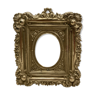 Brass photo frame