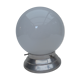 Ancienne applique mur ou plafond, globe opaline blanche