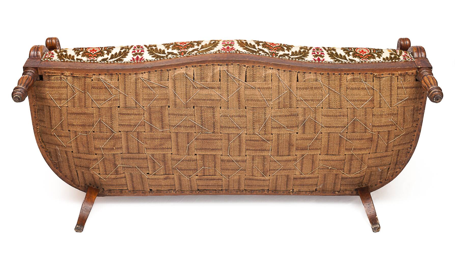 Walnut loveseat, 1930