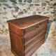 Commode ancienne française en pin, début des années 1900