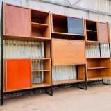 High modular sideboard G.FRYDMAN vintage 1950s-70s