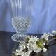 Very nice vintage vase tip of glass diamonds
