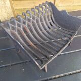 Antique cast iron log holder/ember holder for fireplace