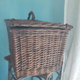 Wicker basket, rectangular - Used for racing - with tilting lid