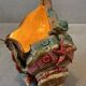 Vintage 'scene' lamp – ceramic