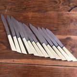 12 art deco knives