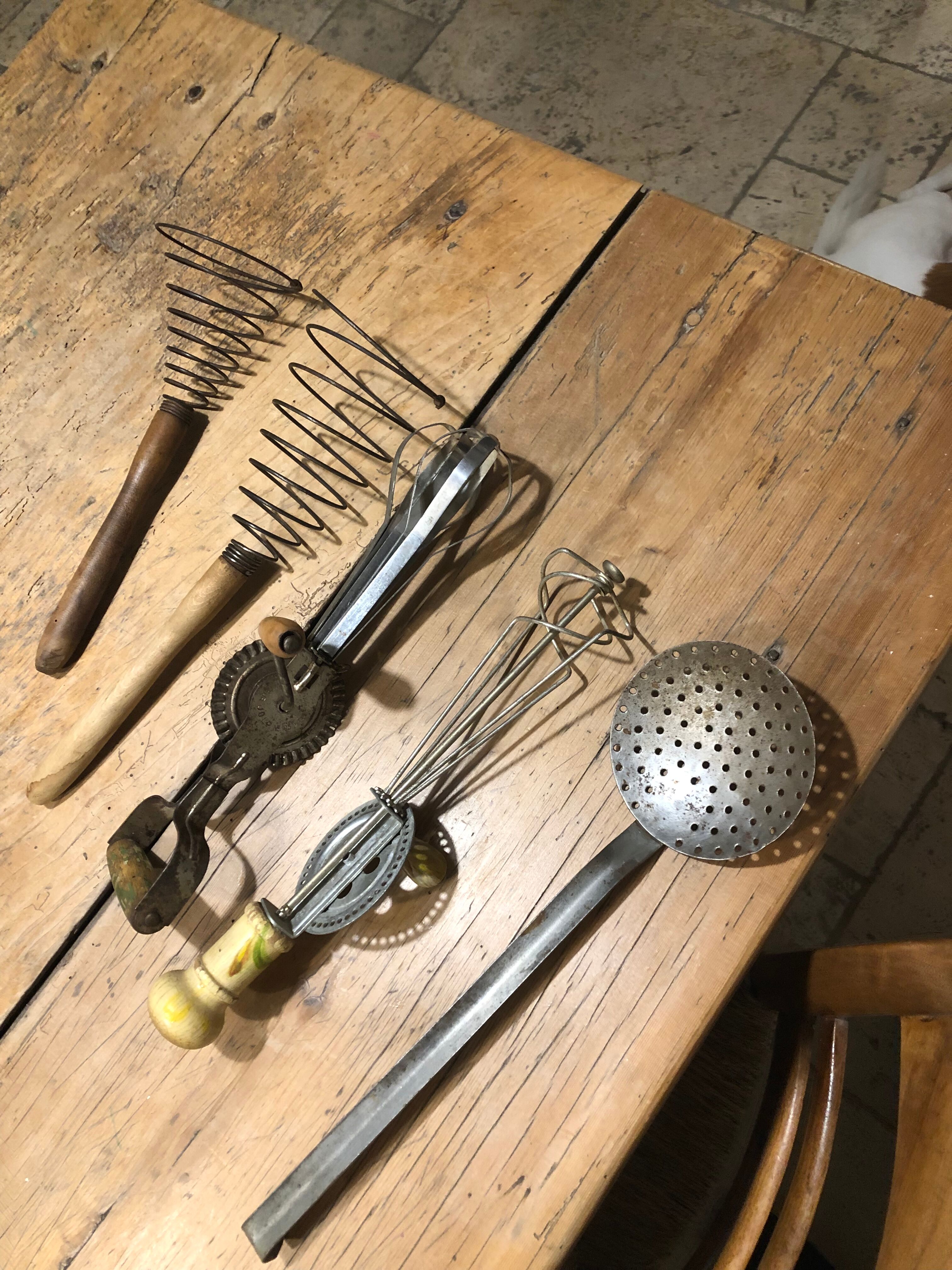 Vintage kitchen utensils