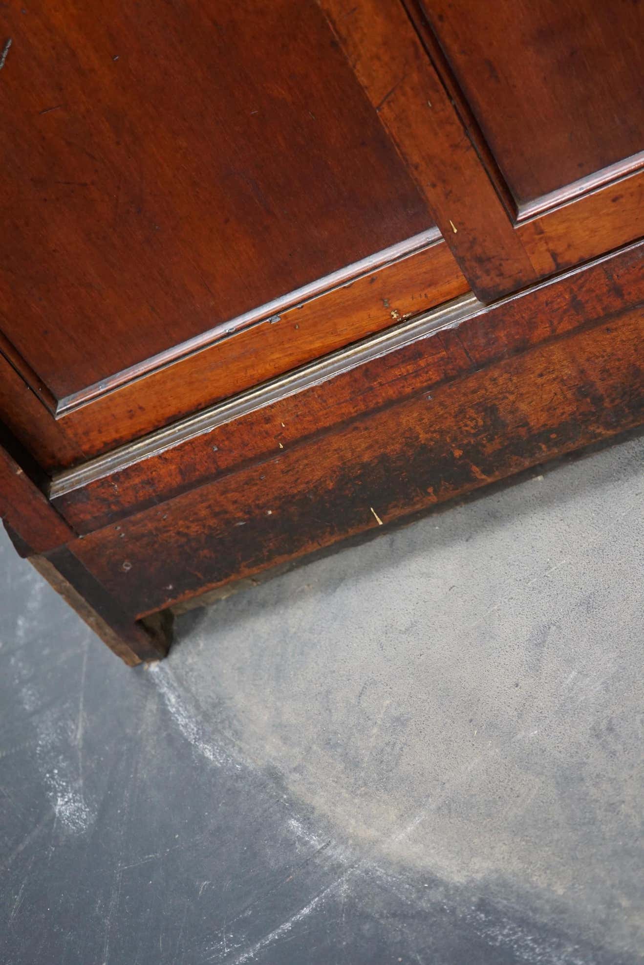 Mahogany counter window late nineteenth century