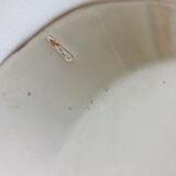 Pair of plates Les Islettes with bouquet and peacock