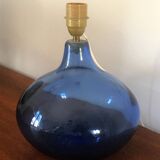 Vintage blown glass lamp from the 70s