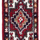 Vintage persian carpet hamadan handmade 40cm x 59cm 1970s