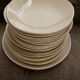 Product BHV 9 hollow plates free-form cap ivory faience 1070