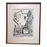 Dessin encre signé par J.Claramunt