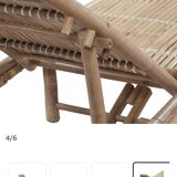 Bamboo deckchair