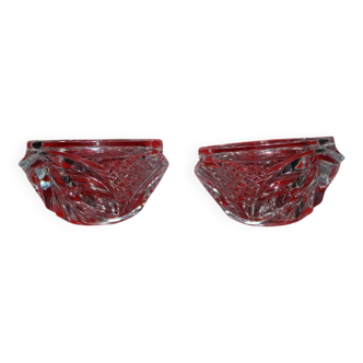 Set of 2 Arques crystal tealight holders - Royal Collection