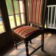 Duo de chaises tapissées style Louis XIII