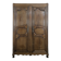 Solid oak wardrobe in Louis XV style