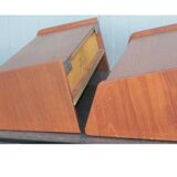 Danish design teak wall shelves aksel kjersgaard