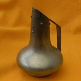 Small art deco pewter vase signed peltro.
