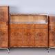 Bauhaus Czechia Sideboard in Walnut and Chrome-Plated Steel by Robert Slezak, 1930s