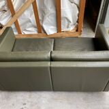 Pfister sofa for Knoll khaki leather