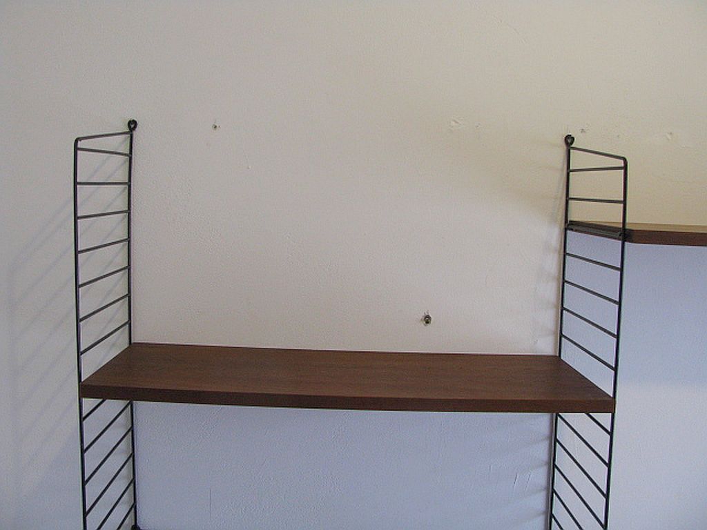 Wall shelves by Nils Nisse String System, Sweden 1960/70