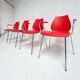 Set of 4 Maui Kartell chairs by Vico Magistretti, 1980s
