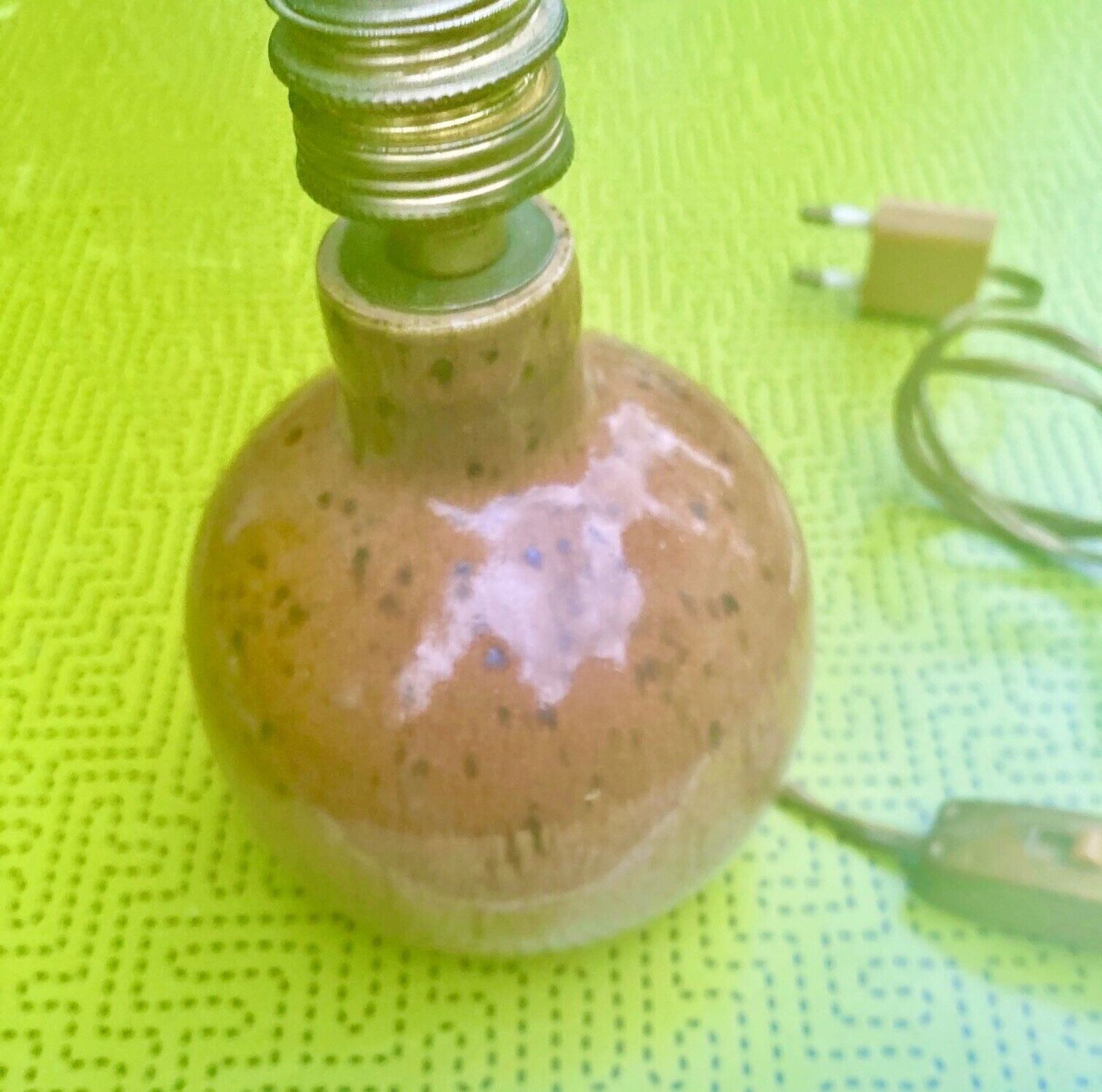 Lampe signé sylvie dufour gres la borne la puisaye epoque 1950/1960