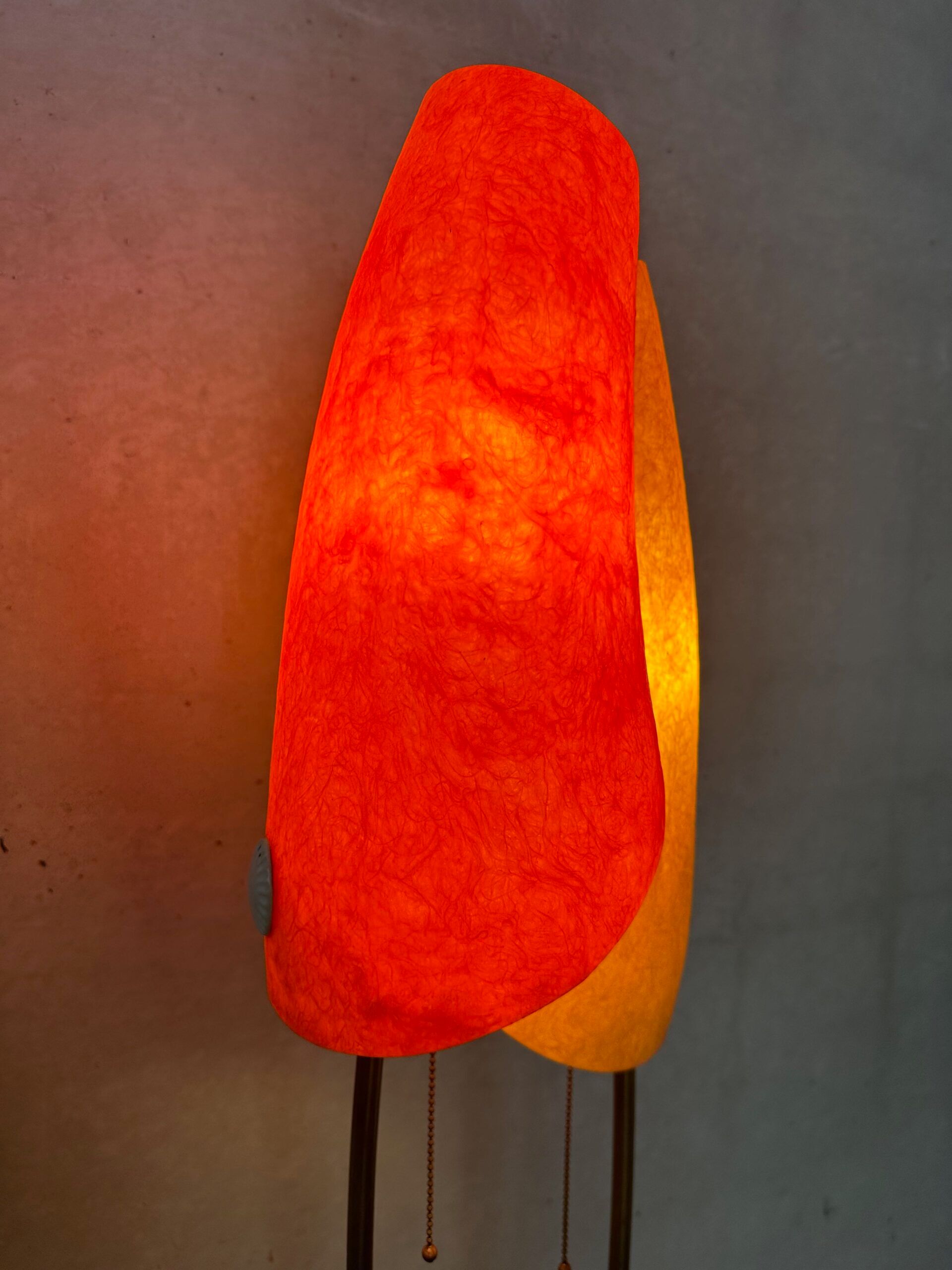 Vintage fiberglass floor lamp – Carl Auböck