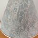 Vintage ceramic lamp with a patinated shade