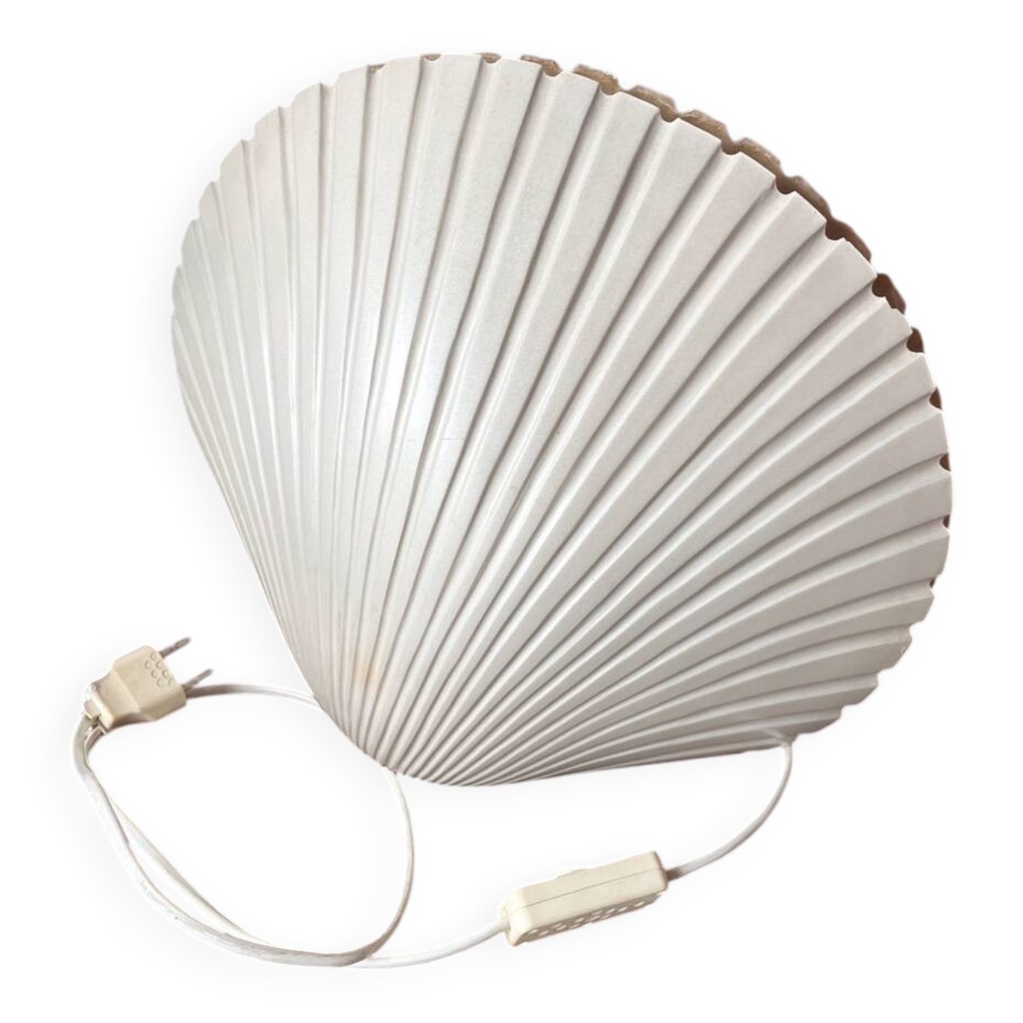 Rare shell lamp by Michel Mahé + André Cazenave for Atelier AF