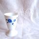 Mazagran en porcelaine de Limoges aux fleurs B.S Digne